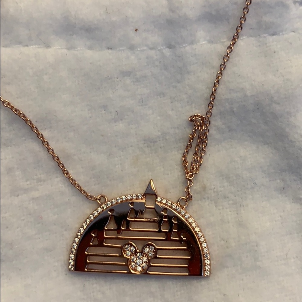 Authentic Rebecca Hook Disney Castle Necklace